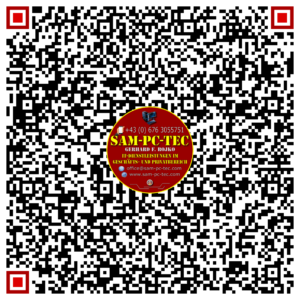 QR-Code für Kontaktdetails vCARD Import